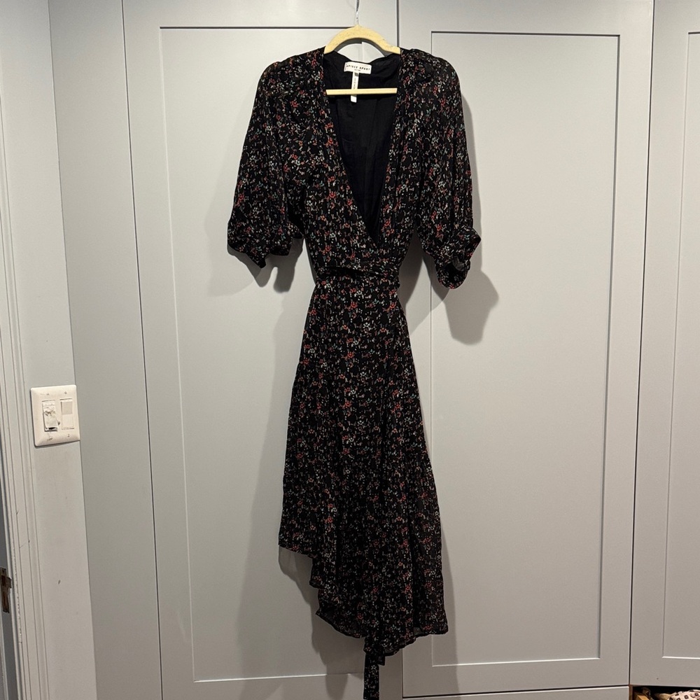 Apiece Apart Black and Red Asymmetrical Dress